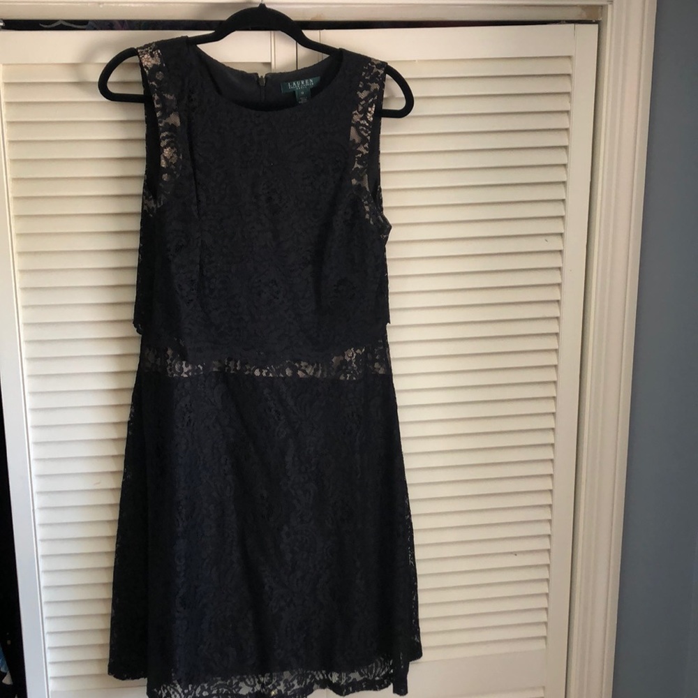Black Lace Ralph Lauren Dress